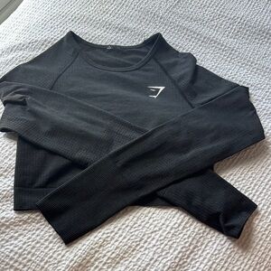 Gymshark Black Long Sleeve Tee